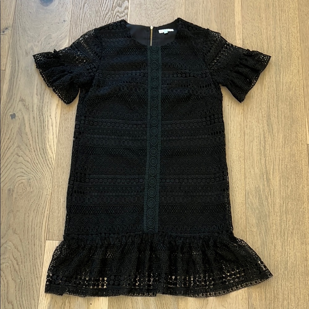 Black lace dress